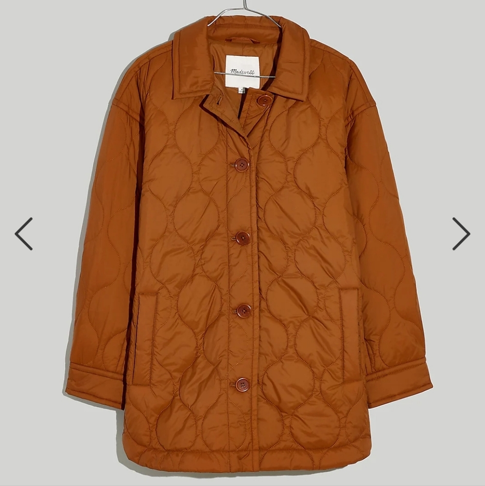 Madewell Quilted Jacket S Airpuff Shirt Jacket